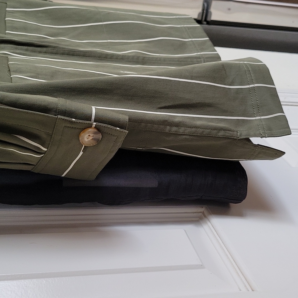 NWT Derek Lam 10 Crosby Loden Military Green Olive Utility Dress - Picture 5 of 12